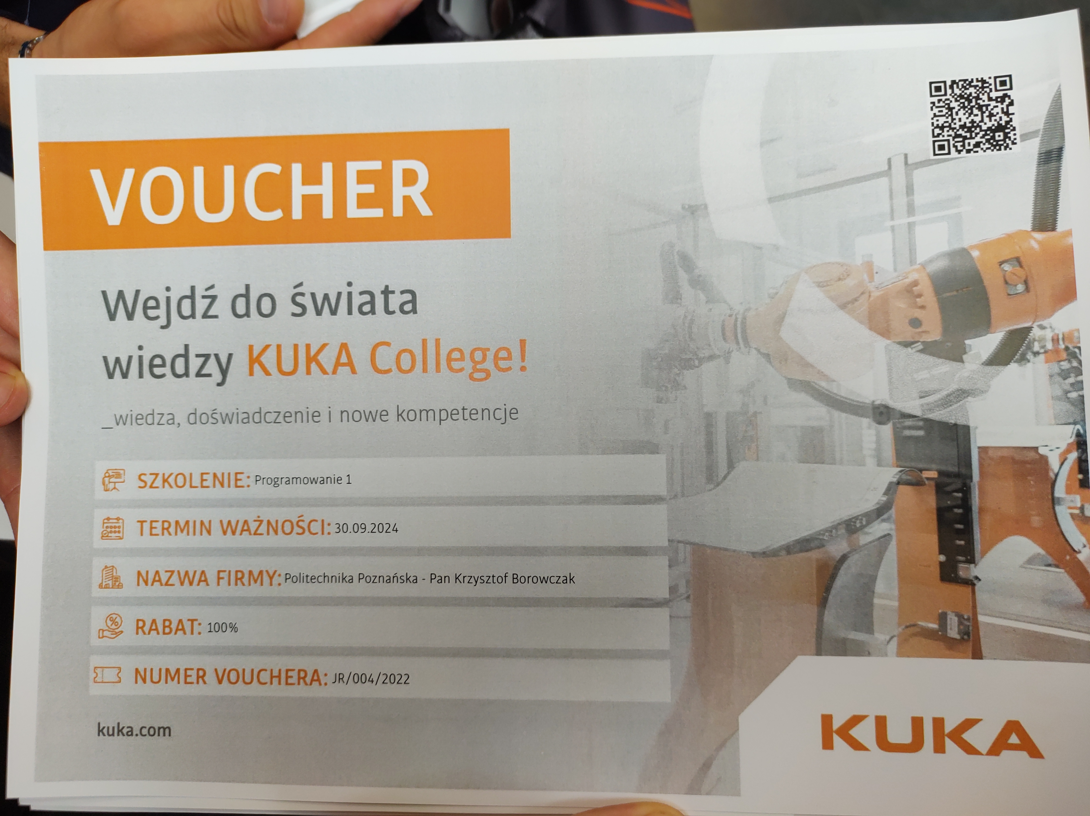 VOUCHER Krzysztof Borowczak