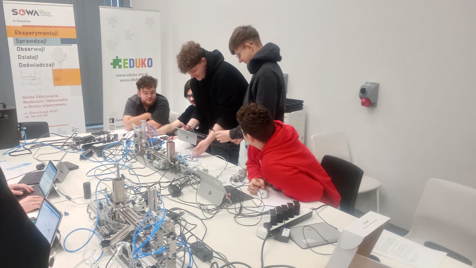 Zajęcia Podstawy mechatroniki z zestawem MecLab (3)